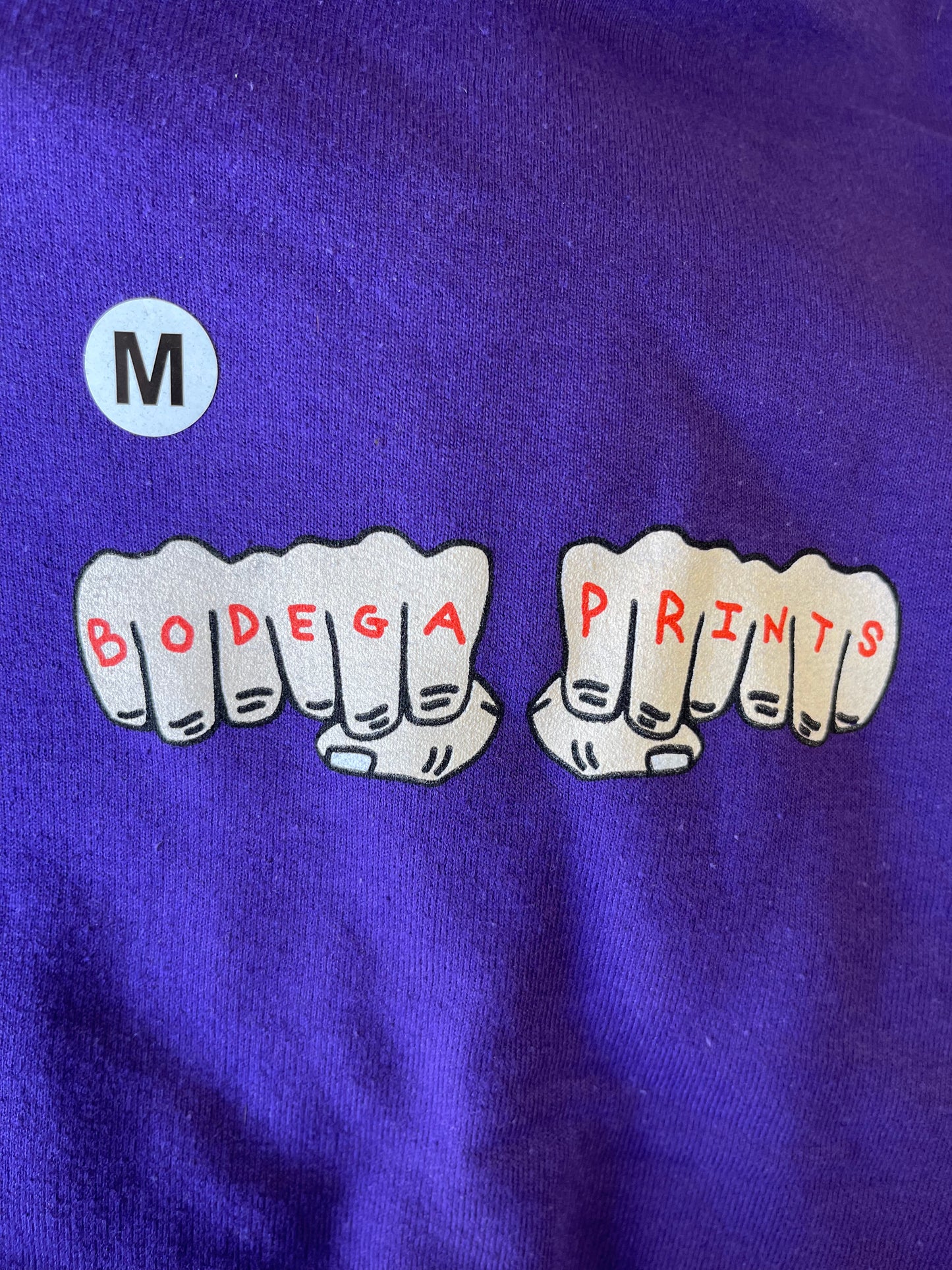 Bodega Prints Knuckles Zip-Up Hoodie